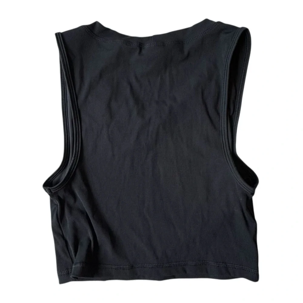 Salt Gypsy x Free People Crop Surf Top in Black | LARGE NWT - Picture 5 of 7